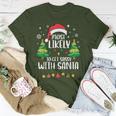 Most Likely To Get Sassy With Santa Matching Christmas T-Shirt Funny Gifts