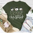 Merry Christmas Family Snowman Christmas Xmas T-Shirt Unique Gifts