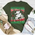 Ugly Christmas Dirt Bike Motocross Xmas T-Shirt Funny Gifts