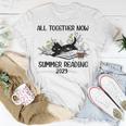 All Together Now Summer Reading 2023 Groovy Cat Book Lover Unisex T-Shirt Unique Gifts