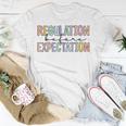 Autism Awareness Acceptance Regulation Before Expectation T-Shirt Unique Gifts