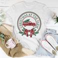 Christmas At The Farm Red Truck Xmas Tree Country Farmhouse T-Shirt Unique Gifts