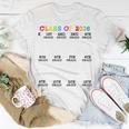 Class Of 2036 Handprint Grow With Me Kindergarten T-Shirt Funny Gifts