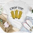 Corn Crop Top Funny Farmer Farming Corn Lover Summer Unisex T-Shirt Unique Gifts