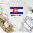 Denver Colorado Usa Flag Souvenir T-Shirt Unique Gifts