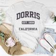 Dorris California Ca Vintage State Athletic Style T-Shirt Unique Gifts