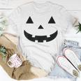 Giant Jack O' Lantern Face Halloween Pumpkin Face T-Shirt Unique Gifts