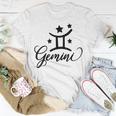 Gemini Born In May June Birthday Funny Gift Gemini Zodiac Unisex T-Shirt Unique Gifts