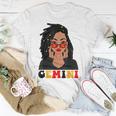 Gemini Girl Locd Woman Zodiac Signs Birthday Girl Unisex T-Shirt Unique Gifts