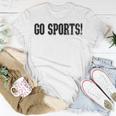 Go Sports Vintage Sports Clueless Sport Fan Go Sports T-Shirt Personalized Gifts