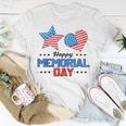 Happy Memorial Day 4Th Of July American Flag Patriotic Unisex T-Shirt Unique Gifts