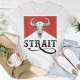 I Love Strait Name Strait Family Strait Western Cowboy Style Unisex T-Shirt Funny Gifts