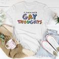 I Survived Gay Thoughts Unisex T-Shirt Unique Gifts