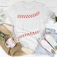 Kids 7 Year Old 7Th Baseball Softball Birthday Party Boys Girls Unisex T-Shirt Unique Gifts
