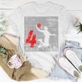 Kids Distressed 4 Year Old 4Th Basketball Birthday Slam Dunk Unisex T-Shirt Unique Gifts