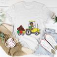 Kids Junenth 1865 Boy In Tractor Funny Toddler Boys Fist Unisex T-Shirt Unique Gifts