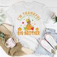 Kids Thanksgiving Baby Announcement Big Brother Unisex T-Shirt Unique Gifts