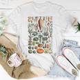 Kitchen Vegetable Identification Reference Chart Botanical T-Shirt Unique Gifts
