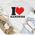I Love Sanders T-Shirt Unique Gifts