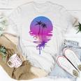 Palm Trees Beach Sunset Beach Lovers Summer Vacation Unisex T-Shirt Unique Gifts