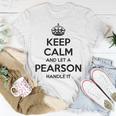 Pearson Funny Surname Family Tree Birthday Reunion Gift Idea Unisex T-Shirt Unique Gifts