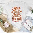 Pie For Two Please Thanksgiving Pregnancy Announcement Baby T-Shirt Unique Gifts