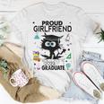 Proud Girlfriend Of A Class Of 2023 Graduate Funny Black Cat Unisex T-Shirt Unique Gifts