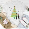 Retro Mid Century Modern Cool Cat Christmas Tree T-Shirt Funny Gifts
