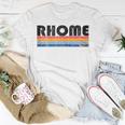 Rhome Tx Hometown Pride Retro 70S 80S Style T-Shirt Unique Gifts