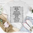 Track Your Long Hair Length Check Hair Backprint T-Shirt Personalized Gifts