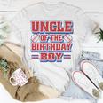 Uncle Football Birthday Boy Family Baller B-Day Party Unisex T-Shirt Unique Gifts
