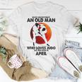 Never Underestimate An Old April Man Who Loves Judo T-Shirt Funny Gifts