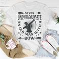 Never Underestimate An Old Man With A Bow Archery Archer Men T-Shirt Personalized Gifts