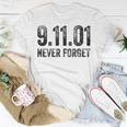 Vintage Never Forget Patriotic 911 American Retro Gift Unisex T-Shirt Unique Gifts