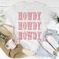 Vintage Plaid Howdy Rodeo Western Country Southern Cowgirl Unisex T-Shirt Unique Gifts