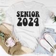 Vintage Senior 2024 Class Of 2024 Highschool Graduation Gift Unisex T-Shirt Unique Gifts