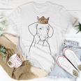 Vizsla Dog Wearing Crown T-Shirt Unique Gifts