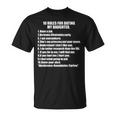10 Rules Dating My Daughter Overprotective Dad Protective Gift For Women Unisex T-Shirt