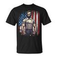 4Th Of July Patriotic Funny Abraham Lincoln Graphic July 4Th Unisex T-Shirt