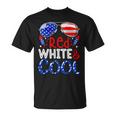 4Th Of July Red White And Cool Sunglasses American Flag Unisex T-Shirt