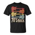 70S Rock Band Guitar Cassette Tape 1970S Vintage 70S Costume T-Shirt