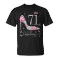 71 & Fabulous 71 Years Old And Fabulous 71St Birthday T-Shirt