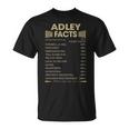 Adley Name Gift Adley Facts Unisex T-Shirt