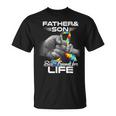 Autism Dad Father And Son Best Friends For Life Autism Unisex T-Shirt