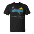 Avoca Beach Australia Surfing Beach Surf Guy With Dog T-Shirt