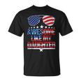 Awesome Like My Daughter Funny Fathers Day & 4Th Of July Unisex T-Shirt