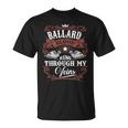Ballard Blood Runs Through My Veins Family Name Vintage T-Shirt