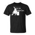 Barrel Racing DadCowgirl Horse Riding Racer Gift For Mens Unisex T-Shirt
