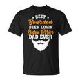 Beer Best Bearded Beer Lovin Saint Bernard Dad Funny Dog Lover Unisex T-Shirt