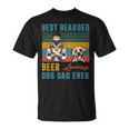 Beer Best Bearded Beer Loving Dog Dad English Mastiff Puppy Lover Unisex T-Shirt